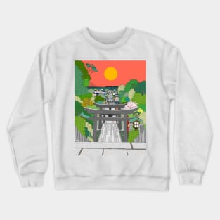 Passage to Light - Miyajidake Shrine Crewneck Sweatshirt